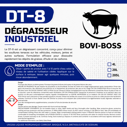 Dégraisseur industriel DT-8 20L